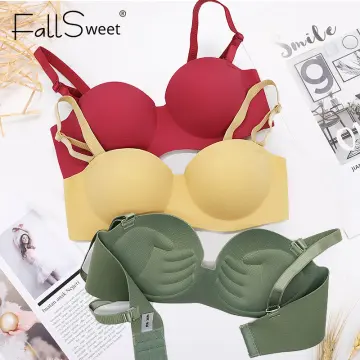 Shop Fallsweet Women Seamless Bra No Wire Push Up with great