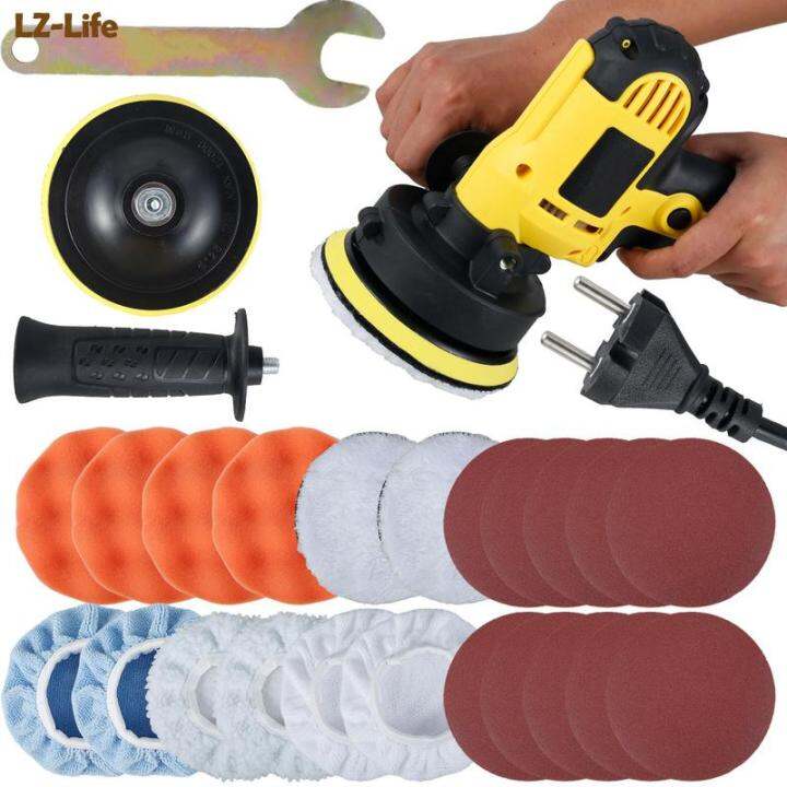 Electric Buffer Polisher 600W Random Orbital Car Polisher Sets with