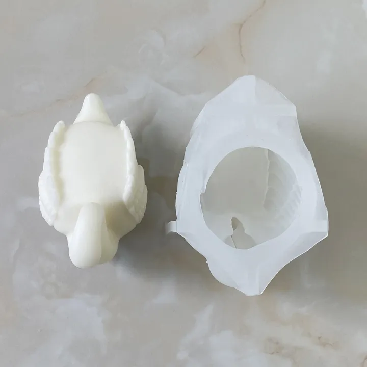 resin-casting-mold-gypsum-molding-mold-silicone-candle-mold-animal-shaped-candle-mold-wild-goose-candle-mold