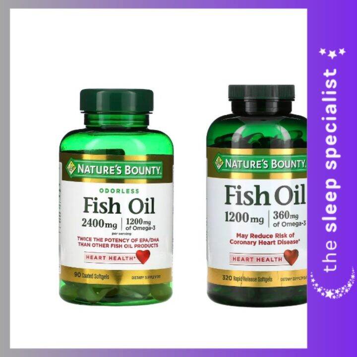 Nature S Bounty Fish Oil Mg Mg Mg Triple Strength W