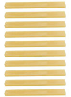 10x UNBLEACHED BLANK BONE 74x3.5x10mmSaddle Nut Bridge guitar luthier Builder DIY