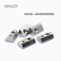 WHUZF Free Shipping 50/100PCS/lot free shipping 40 series Roll-in T Spring Nuts M4 M5 M6 M8 For 4040 Aluminum Profiles Groove 8 Hand Tool Parts Access