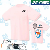 Yonex 2023เสื้อผ้าแบดมินตันเสื้อลายกีฬาปิงปองใหม่เสื้อเทนนิสสำหรับผู้ชายผู้หญิงแห้งเร็วเสื้อซ้อมกีฬาระบายอากาศได้เจอร์ซีแข่งขันซื้อเป็นกลุ่มชุดทีมวัฒนธรรมเกาหลี