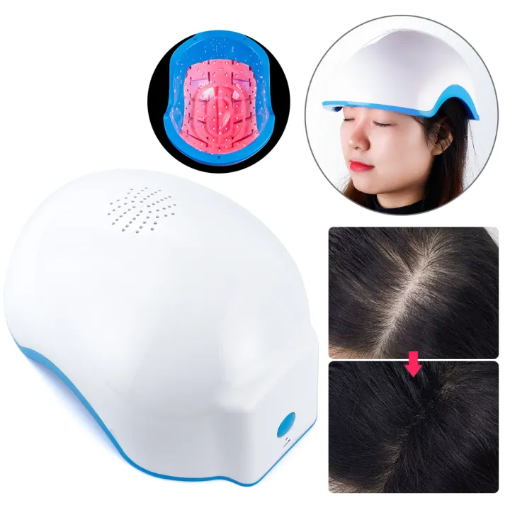 Hair Regrowth Laser Helmet Anti Hair Loss Treament Hair Growth Cap Hair  Loss Therapy Device Hair Laser Therapy Massage Machine | Lazada Singapore