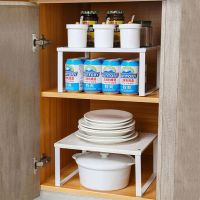 Home Closet Organizer Storage Shelf for Kitchen Space Saving Wardrobe Decorative Shelves Cabinet Holders Organizer