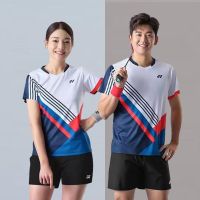 ชุดสำหรับทั้งหญิงและชายแบดมินตัน Yonex ใหม่2022ชุดเสื้อยืดกางเกงเสื้อเจอร์ซีย์เสื้อผ้าแข่งกีฬาสั่งทำ