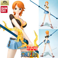 Model โมเดล งานแท้ 100% แมวทอง Bandai Figuarts ZERO จากการ์ตูนเรื่อง One Piece วันพีซ เต็มพิกัดสลัดจอมลุย วันพีช Nami นามิ Battle กลุ่มโจรสลัดหมวกฟาง Ver Original from Japan Figure ฟิกเกอร์ Anime อนิเมะ การ์ตูน มังงะ คอลเลกชัน manga