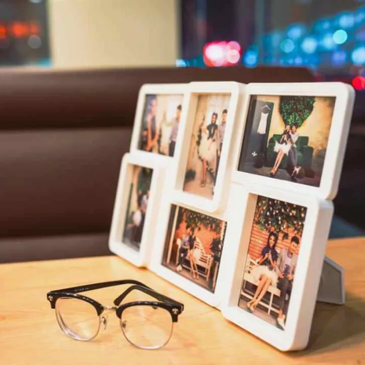 hot Photo Collage Frame Round Frame Picture Frame Holder Wedding Décor