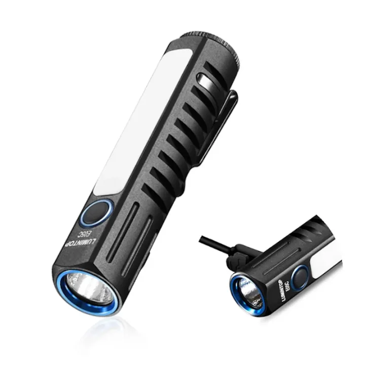 Lumintop E05C ชาร์จโหมดอัจฉริยะหน่วยความจำแบตเตอรี่ต่ำเตือนไฟฉาย EDC ไฟ