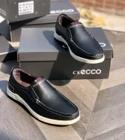 Original Ecco Mens outdoors Sports running Casual shoes sneakers leather shoes AY665010