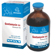 Gentamycin 100 - Đặc trị viêm phổi, viêm vú, viêm tử cung trên heo, dê, cừu