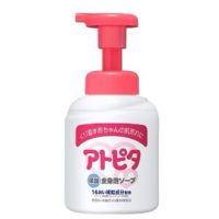 Atopita moisturizing foam soap body pump 350ml. สบู่อาบน้ำ สำหรับเด็กที่มีปัญหาภูมิแพ้ผิวหนัง รุ่นหัวปั๊มโฟม