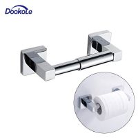 Bathroom Toilet Paper Holder Spring Loaded  Toilet Tissue Paper Roll Holder Wall Mounted  Stainless Steel Chrome Toilet Roll Holders