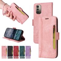 เคสโทรศัพท์สำหรับ Nokia G21/G11เคสแฟชั่นฝาปิดแบบพับช่องเสียบบัตรแม่เหล็กกระเป๋าสตางค์หนัง