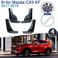 แผ่นบังโคลนรถยนต์สำหรับ Mazda MK2 CX-5 2017-2019(KF) อุปกรณ์แต่งบังโคลน4x อุปกรณ์อัปเกรดใหม่ยางกันโคลนป้องกันการกระเด็น