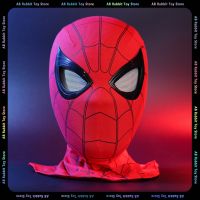 Spider Man Mask Spiderman Headgear Cosplay Moving Eyes Electronic 1:1 Remote Control Elastic Toys for Adults Kids Birthday Gifts