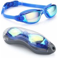 【health】 Electroplating Swimming Goggles UV Protection Anti Fog for Men Women