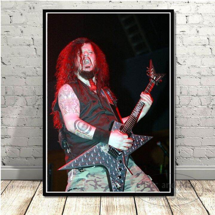 โอซี-อุรุกวัย-dimebag-เพลงวงดนตรีร็อก-darrell-กีตาร์โลหะผ้าใบวาดภาพโปสเตอร์และภาพพิมพ์โปสเตอร์โบราณของตกแต่งบ้านสำหรับตกแต่ง