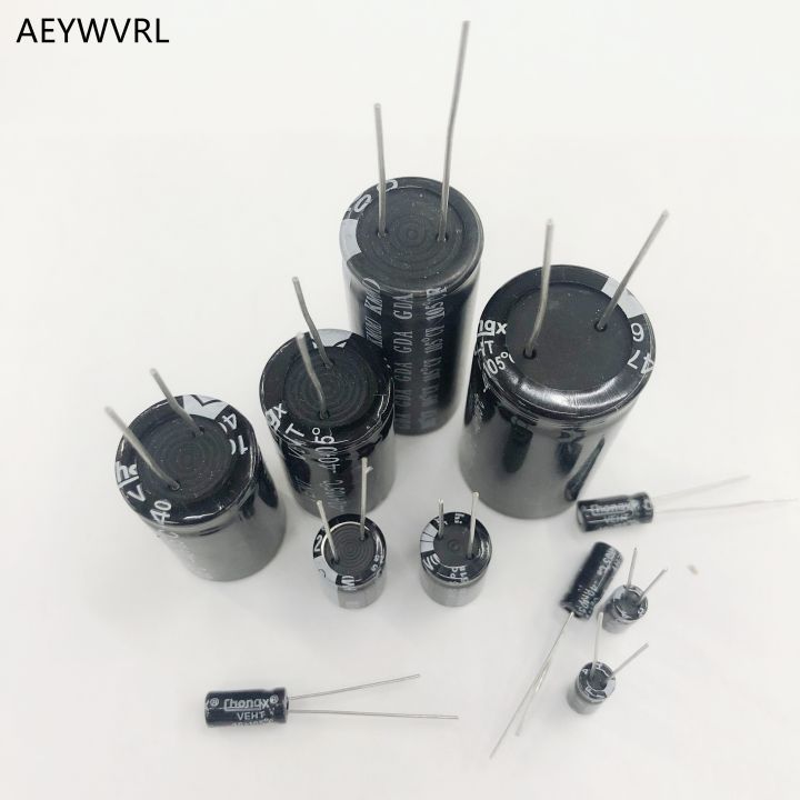 250v-aluminum-electrolytic-capacitor-1uf-2-2uf-3-3uf-4-7uf-10uf-22uf-33uf-47uf-100uf-220uf-330uf
