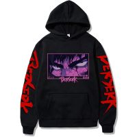 {Match maker}}อะนิเมะ Hoodie Berserk Harajuku Guts Eyes มังงะ Hoodies Sweatshirt กราฟิกฤดูหนาว Pullover แฟชั่นแขนยาวผู้ชาย/ผู้หญิง Hoody