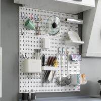 【CW】 Pegboard Accessories Hanging Shelf Storage Hooks Wall Organizer No Punching Crafts Organization Room