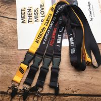 Gantungan Kunci Lanyard Ponsel 2 In 1 Gantungan Kunci Tali Leher Anti Hilang ID Tali Leher Ponsel