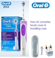 Oral-B Vitality D12S Rechargeable Electric Toothbrush D12.513 [3D White] [China Edition]