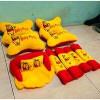 Best Baby Pooh หมอนรองคอในรถยนต์ สีเหลือง ประกอบด้วยหมอนรองคอ 4 หลัง Baby Pooh Yellow j Special Edition LarisTH