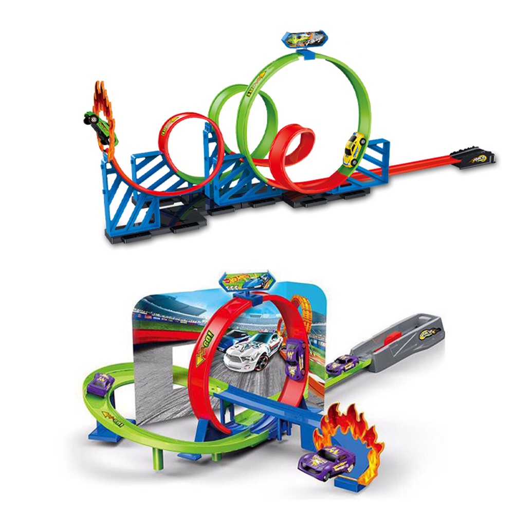 [jameskgoods] Hot Wheel Car 360 Degrees Spin Line Powerful Spin Way Track