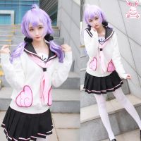 Spot Azur Lane cos suit date day unicorn private ชุดกะลาสี cosply costume วิกผมหญิง