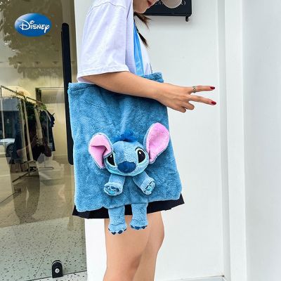 Cute Stitch Plush Bag Stellalou Winnie The Poon Duffy Bear Donald Duck Anime Portable Handbags Plush Backpack For Girls Kawaii