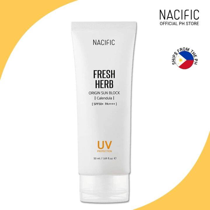 NACIFIC Fresh Herb Origin Sun Block (Spf50 / Pa ) 50ml Lazada PH