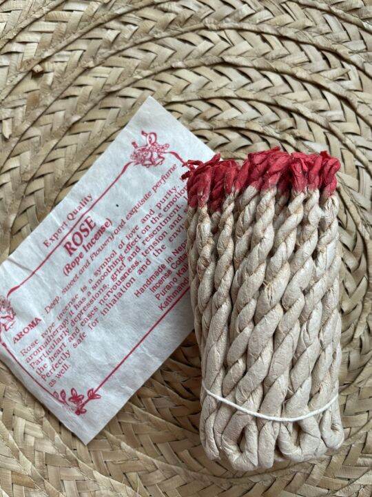 Rose Rope Incense (Handmade in Nepal) Lazada PH