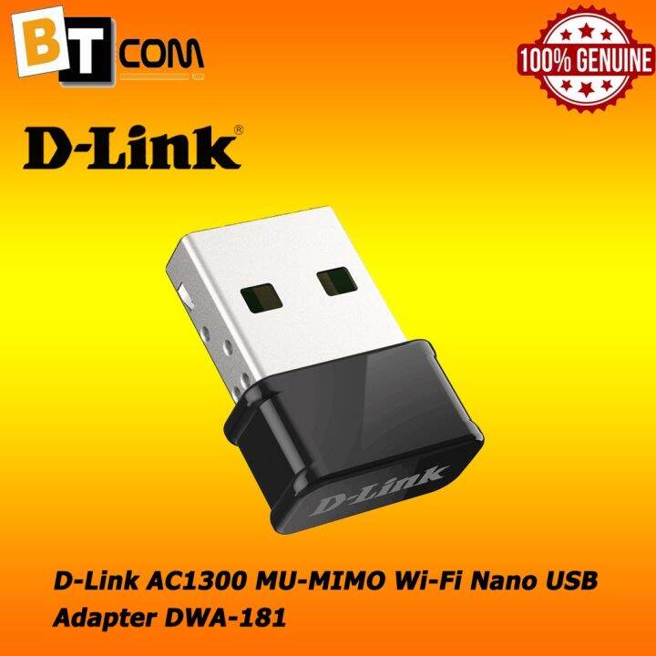 D-Link AC1300 MU-MIMO Wi-Fi Nano USB Adapter DWA-181 | Lazada