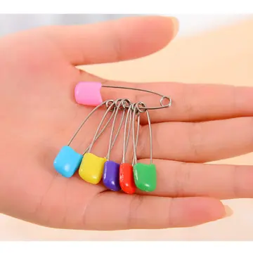 20pcs Baby Diaper Pins for Cloth Diapers Safety Pins Hold Clip