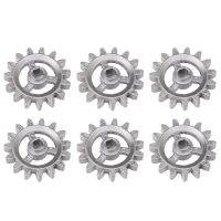 6PCS DIY กรอบเกียร์อัตโนมัติหมุนบาร์บีคิวเครื่องมืออุปกรณ์เสริมมอเตอร์ไฟฟ้า Gears สำหรับเข็มอบแบนทุกชนิด