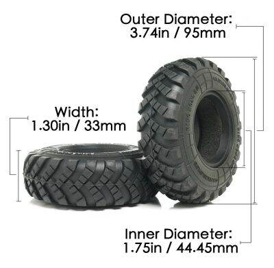 ☑❍✱ jiozpdn055186 Kingkong rc 2 pçs versão soviética 1.75 tire pneu 95mm apto para 1/12 soviético zis150/ca30/tamiya caminhão D-T020