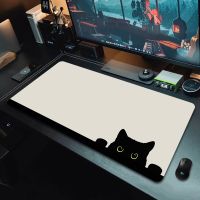 ❒ XXL Mouse Pad Cute Simple Cat Large Gamer Keyboard Desk Mouse Mat 900x400cm Carpet Rubber Tapis Souris Notebook Gaming Mousepad