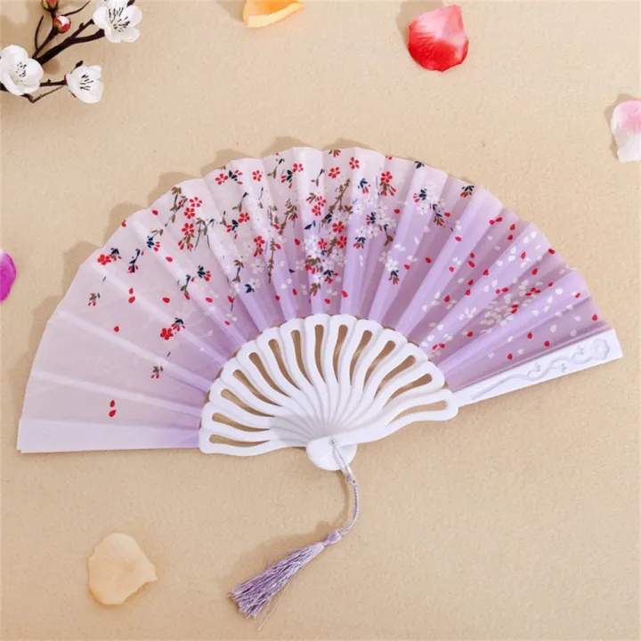 dancing-wedding-party-tassel-portable-floral-folding-hand-fan-vintage-handheld-folding-fan-plastic-fan