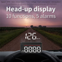 M5M8M3 OBD2อัตโนมัติ GPS Head Up Display อุปกรณ์อิเล็กทรอนิกส์ในรถยนต์ HUD กระจกโปรเจคเตอร์จอแสดงผล Digital Car Speedometer