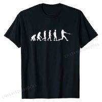 Funny Human Evolution to Baseball T-Shirt Casual Cotton Men Tees Party Popular Top T-shirts