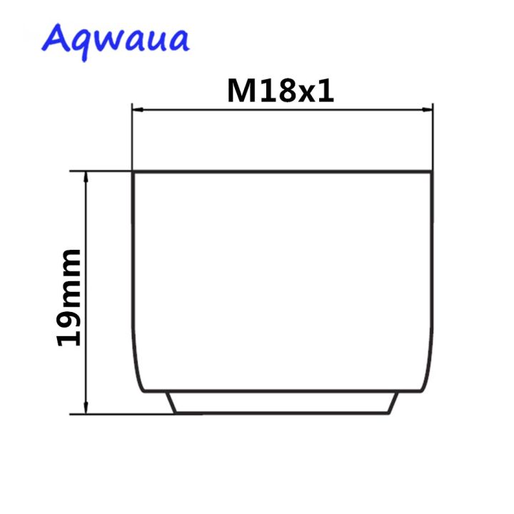 aqwaua-ก๊อกน้ำประหยัดน้ำกรองอากาศ18มม-เกลียวตัวเมีย4-6l-นาทีตัวกรองพวยบูลเลอร์ติดอยู่บนรถเครนอุปกรณ์ตกแต่งห้องน้ำ