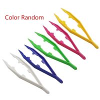 ▬♚☢  5Pcs Kids Safety Plastic Beads Tweezer for Puzzle Bead Model Building Kits Children DIY Toy Art Crafts Accessories Tool