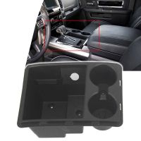 Car Central Armrest Box with Cup Holder for Dodge RAM 2010-2016 1QR15DX9AA Car Replacement Accessories