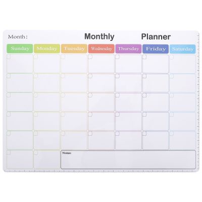 Blackboard Refrigerator Magnetic Whiteboard Month Planning Decorative Fridge Chalkboard Calendar Kitchen Schedules
