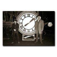 Sumanssa Back To The Future Canvas Art โปสเตอร์และภาพพิมพ์-Retro Classic Movie Photos For Home Decor