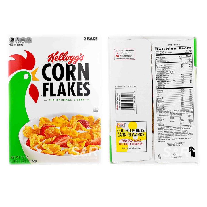 Kellogg's Corn Flakes Cereal 1.22kg | Lazada PH