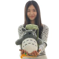 25Cm INS ของเล่นตุ๊กตา Totoro จากญี่ปุ่นอะนิเมะตุ๊กตามือใบบัวการ์ตูนคอสเพลย์ตัวละครตัวน้อยของขวัญรูปสัตว์