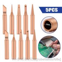 hk❦☒  5pcs 900M-T Soldering Iron Lead-free Solder Tips Welding BGA Tools Branding