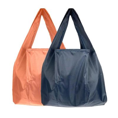 [COD] Shopping bag folding and collapsible large-capacity thickened for grocery shopping reuse of environmentally friendly large cloth distribution